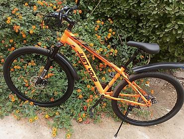 zigzag velosiped: Dağ velosipedi – JUST YOUR (MTB) - Rəng: parlaq narıncı, qara — 7