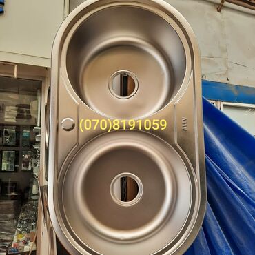 Mətbəx çanaqları: Qabyuyan moykalar nerjavika paslanmayan. leke saxlamayan. derin — 25