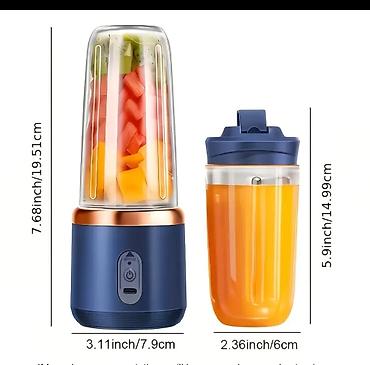 Блендеры: Blendir . 2 ədəd 400ml qabı, 1500 mah litium batarya tutumu ile tam — 2