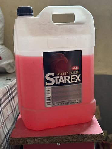 антифриз для машин: Антифриз STAREX -40°C, красный, канистра 10 кг - Рабочий диапазон до — 1