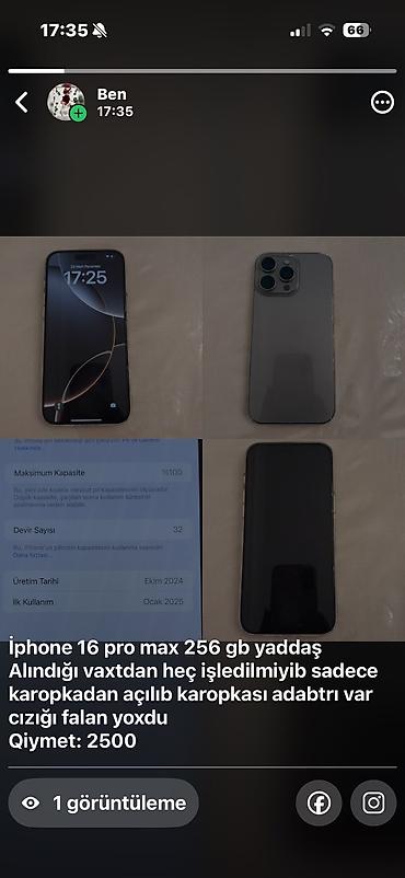 iphone se 2025: IPhone 16 Pro Max, 256 GB, Space Gray, Face ID — 3