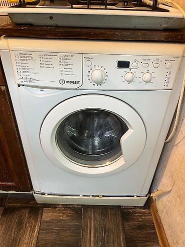 all in one: Paltaryuyan maşın Indesit, 5 kq, İşlənmiş, Avtomat, Qurutmasız — 1