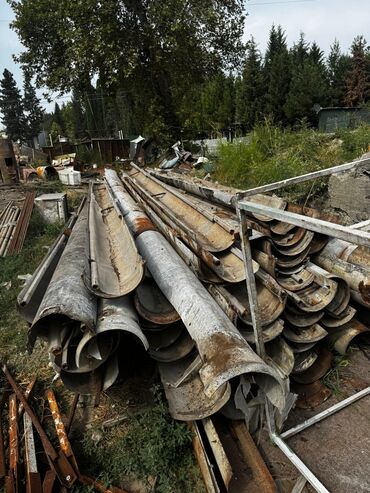 Tikinti daşları: Açinkoviy yarımkəsikli metal borular. diametri 273. qalınlığı 2.5