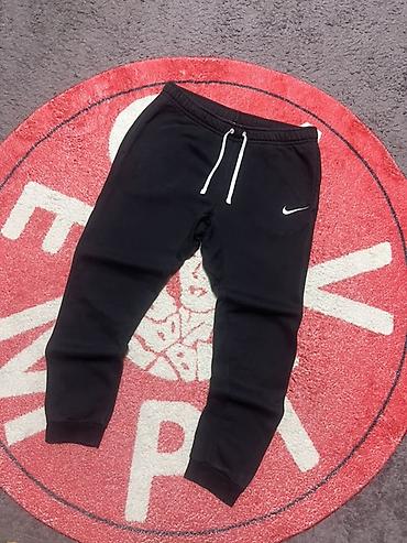Спортивные штаны Nike - Модель: джоггеры с манжетами по низу - Цвет