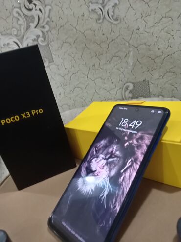 redmi not 11 pro ekran: Poco X3 Pro, rəng - Mavi, Barmaq izi