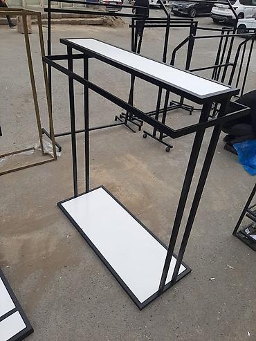 вешилка: Mağaza üçün metal asılqan-stend - Material: möhkəm metal karkas - — 3