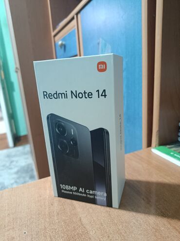 ротер: Redmi, Redmi Note 14, Б/у, 128 ГБ, цвет - Черный, 2 SIM