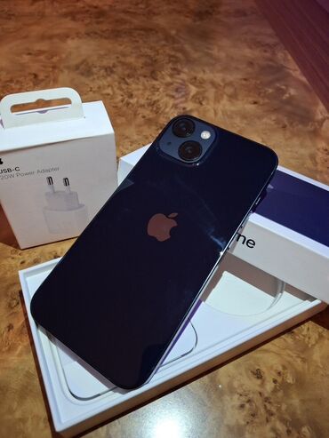 Apple iPhone: IPhone 13, 128 GB, Mavi, Barmaq izi, Simsiz şarj, Face ID — 1