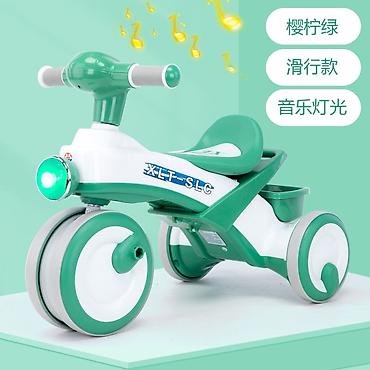 Детские велосипеды: Детский трехколесный велосипед-каталка XLT-SLC - 2-в-1: можно — 8