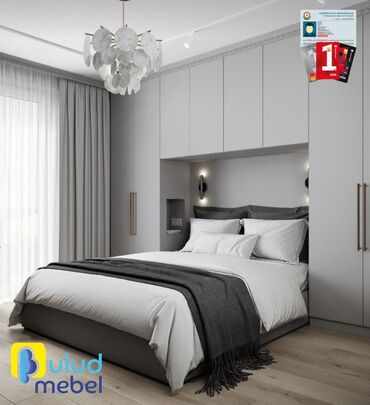 Yataq otağı dəstləri: 2 təknəfərlik çarpayı, Dolab, Komod, Tumba, Azərbaycan, Yeni — 3