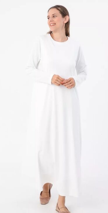 ramax haljine 2023: L (EU 40), M (EU 38), color - White, Oversize, Long sleeves