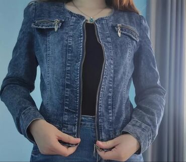 детская джинсовая куртка: Джинсовая куртка, Осень-весна