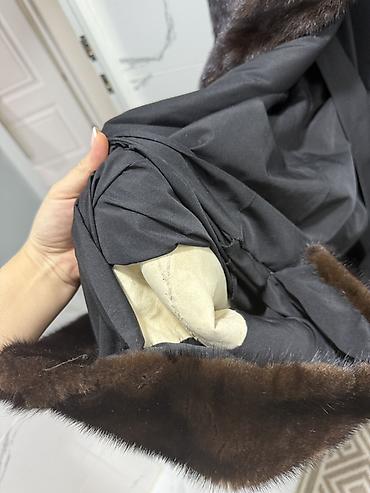 Шубы: Шуба, Норка, Длинная модель, Италия, L — 9