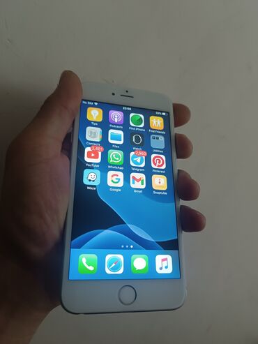 iphone azerbaijan: IPhone 6 Plus, < 16 GB, Gümüşü, Barmaq izi
