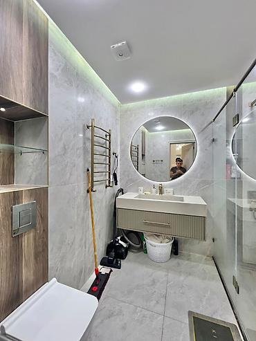 samaxi a frame: Nərimanov metrosu yaxınlığında dizayner təmirli mənzil • Məkan — 7