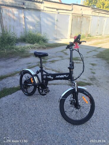 велосипед 20 дюймов: Продаю складной электровелосипед Myatu,колёса 20 дюймов,рама полностью