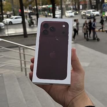 aifon 8: IPhone 17 Pro Max, Новый, 256 ГБ, Бордовый, Кабель, Коробка, 100 % — 6