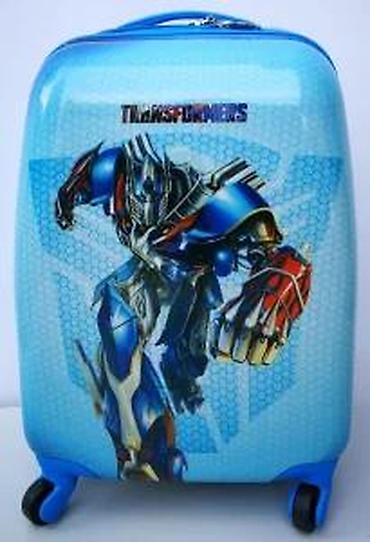 Putni koferi i torbe: Dečiji kofer u plavoj boji sa motivom Transformersa, idealan za — 10