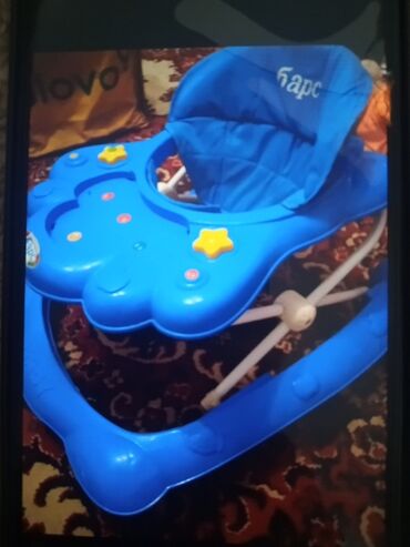 подставка для второго ребенка на коляску: Коляска, цвет - Голубой, Б/у