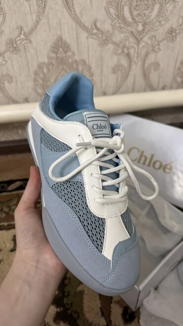 бордовое вечернее платье в пол: Кроссовкалар, 38, Chloé, Жаңы, түсү - Көк, Өзү алып кетүү