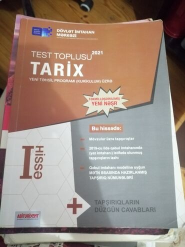 tarix test pdf: Tarix test toplusu 3 manat xırdalan