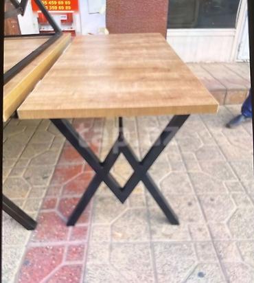 Sifarişlə restoran üçün masa və oturacaq dəstləri: Stullar ilə, Kvadrat masa, 2 nəfər — 9