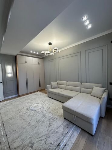 монако акчасы: 1 комната, 44 м², Элитка, 7 этаж, Дизайнерский ремонт