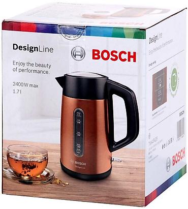 caydan caynik: №: 4574 Məhsulun adı: Elektrik çaydan Bosch TWK4P439, 1.7 L, Qəhvəyi — 2