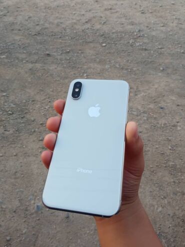 купить игровой ноутбук бу: IPhone Xs, Б/у, 64 ГБ, Белый, Защитное стекло, Кабель, 77 %