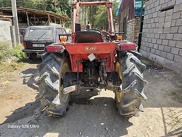 YANMAR Мини-тракторлор: Японский Трактор-алдында копшасы менен Янмар 24 ат күчү мото час — 2
