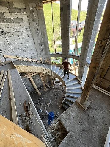 plant beton: Бетонная лестница Для дома, Форма лестницы: Винтовая — 6