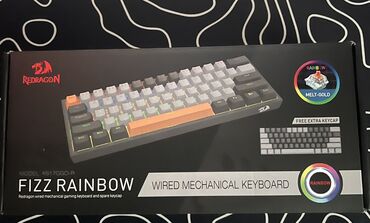 Noutbuklar üçün örtük və çantalar: Механическая клавиатура redragon fizz rainbow Формфактор 61 Свитчи