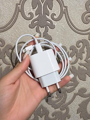 Apple şarj cihazı və Lightning kabeli dəsti ikinci əl Hər ikisi