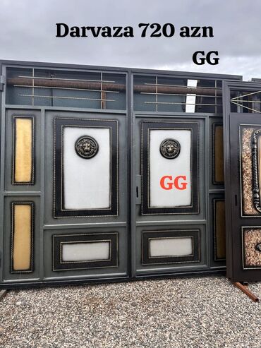 Giriş qapıları: Yeni ve Sifarisle Darvaza 720 azn Olcu 3m×2m60 Tehvil qisa zamanda