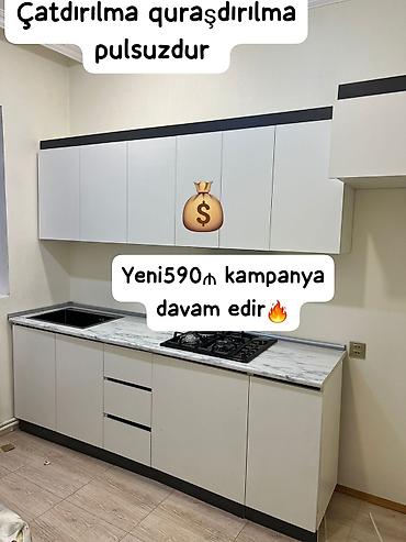 Mətbəx mebeli: Mətbəx mebeli sifarişlə hazırlanır — 1