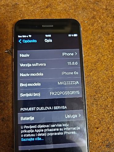 Apple iPhone: Apple iPhone 6s, 16 GB, Space Gray Telefon je potpuno ispravan sa 16 — 11