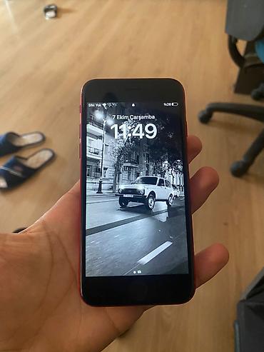 iphone 8 case: IPhone 8, Qırmızı, Barmaq izi — 1