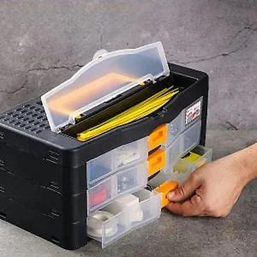 Ostali alati i mašine: Plastični prenosivi organizator sa fiokama – Super-Bag Organizer — 16