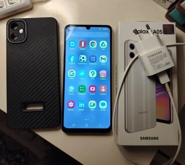 kontakt home samsung a50 qiymeti: Samsung Galaxy A05, 128 GB, Sensor, İki sim kartlı, Face ID