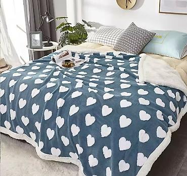 Ćebad i pokrivači: DELTA HOME Luxury Micro Mink-Sherpa ćebe Dimenzija 200x200 - Tip — 1