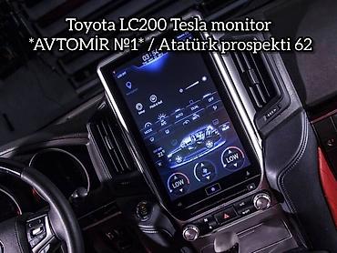 telefon tesla: Toyota lc200 tesla monitor bundan başqa hər növ avtomobi̇l — 1