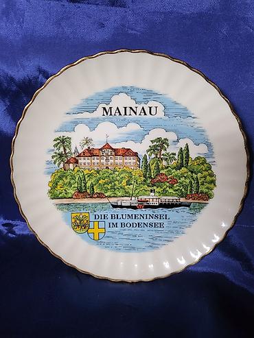 original nike tech: Tanjir za zid Klajber porcelan Bavarija rucni rad sa 22- om pozlatom — 7