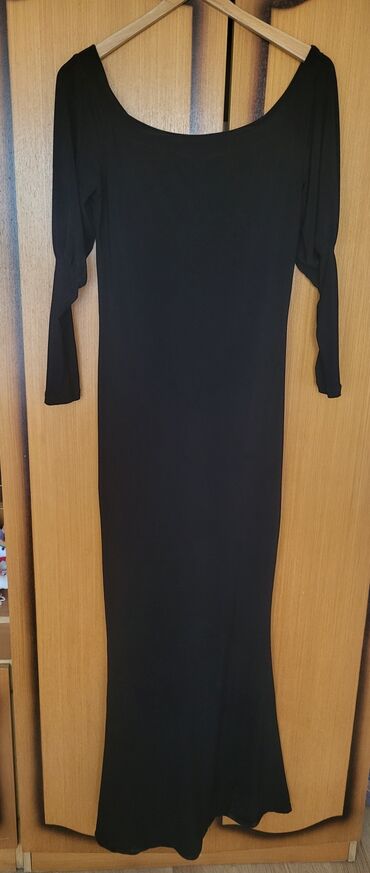 džemper haljine: L (EU 40), bоја - Crna, Dugih rukava