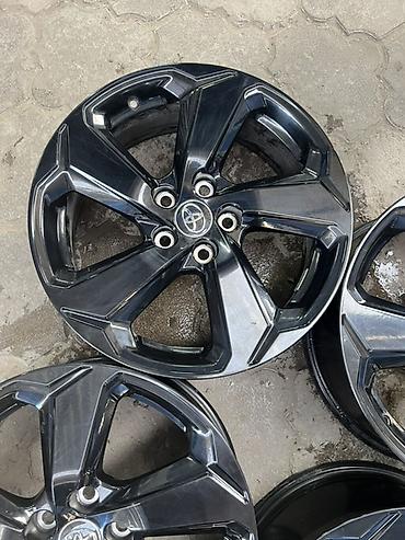 4: Литые Диски R 18 Toyota, Комплект, отверстий - 5, Б/у — 5