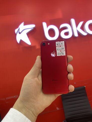 iphone x satılır: IPhone 7, 128 GB, Qırmızı, Zəmanət, Barmaq izi, Sənədlərlə