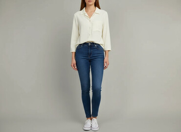 białe t shirty massimo dutti: Сорочка жіноча, розмір L
