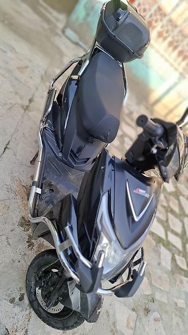 Скутеры: ⚡ Электроскутер в отличном состоянии — 50 км хода / 55 км/ч / чёрный ⚡ — 12