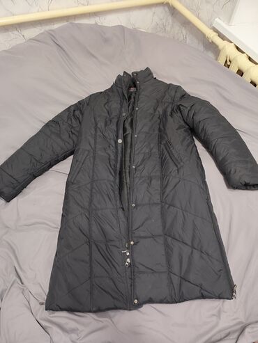 женские стеганные куртки: Пуховик, Узун модель, 6XL (EU 52)