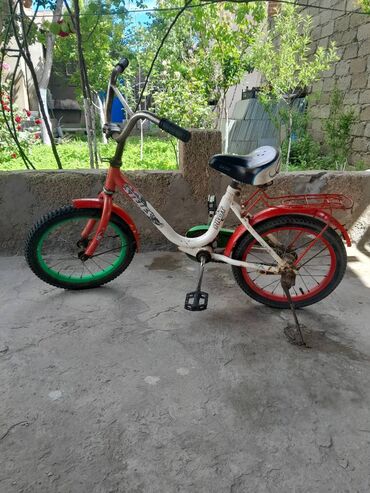 3 təkərli velosibet: İki təkərli Uşaq velosipedi Stels, 16"