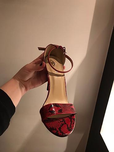 Sandale: Kožne sandale, zmijska koza, nove! — 9